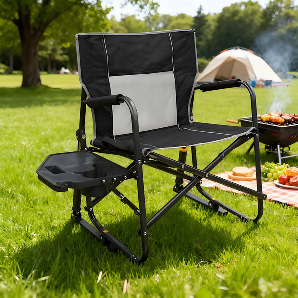 🎉Last-Chance Sale💥 330-lb Weight Capacity Outdoor Camping Chair (Buy 2, Get a 700ml Thermos Free)
